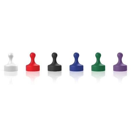 Aarco 6 assorted color - Medium, 6PK MPM-6A
